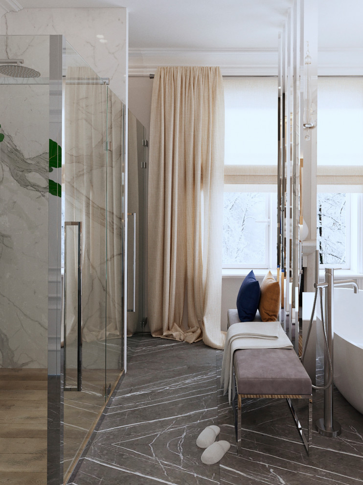 Обложка проекта: Особняк Алексея Ягудина и Татьяны Тотьмяниной. Ванная