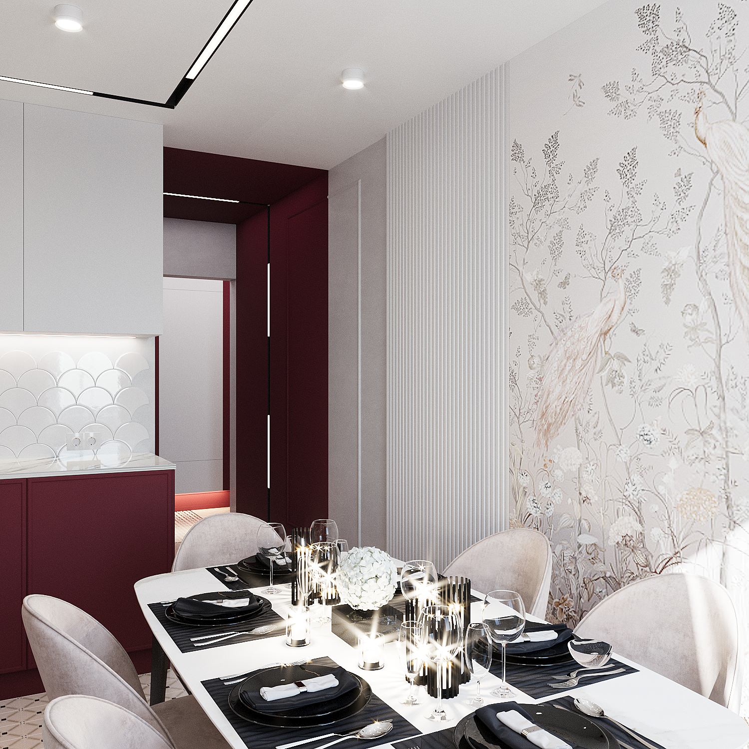 Дизайн проект квартиры 80 кв.м.