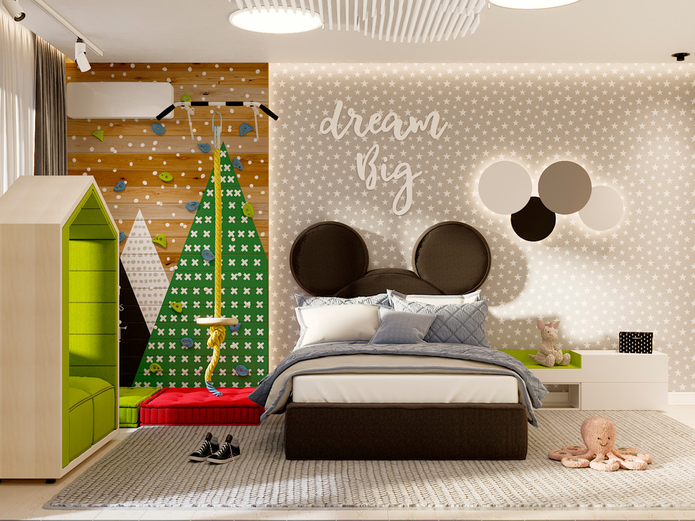 Детская с ванной комнатой и игровой зоной