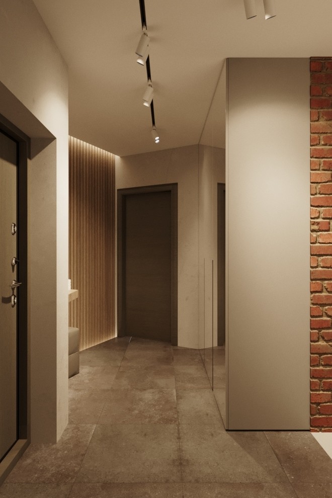 Обложка проекта: Дизайн - проект двухуровневой 4 к.кв 100 м2 в ЖК "Изумрудный"