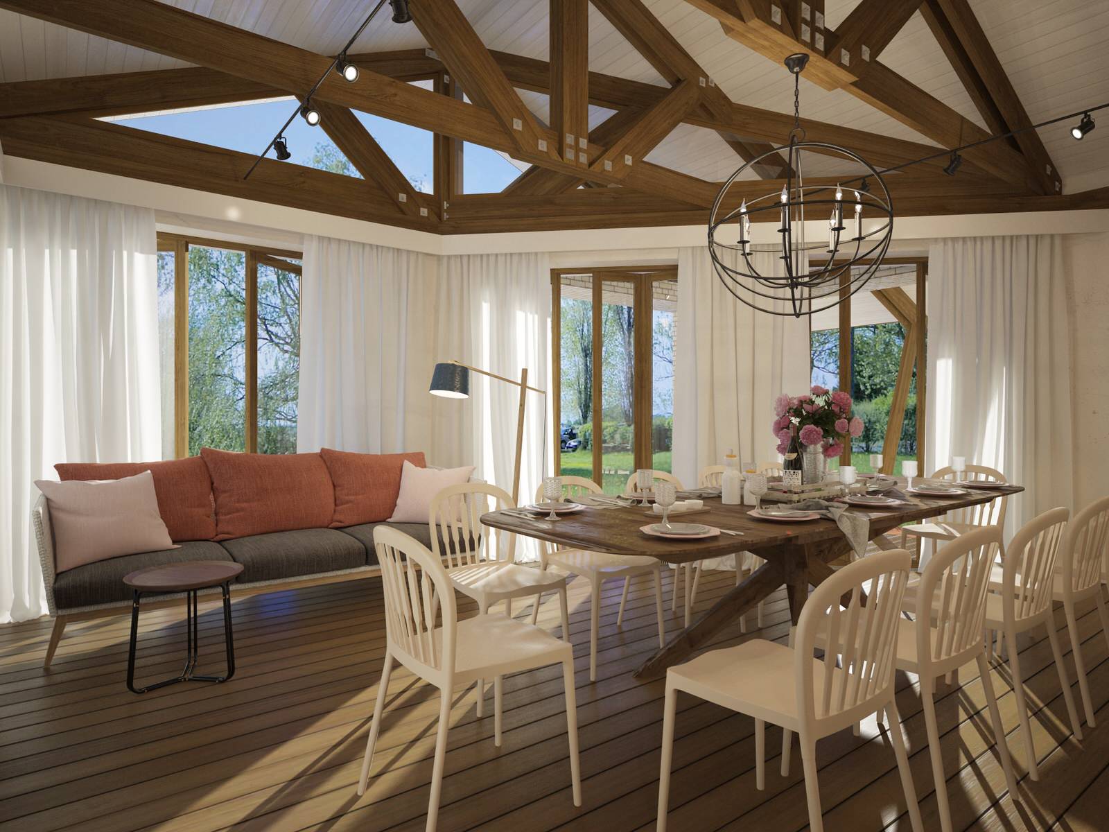 Обложка проекта: Беседка в заозерном