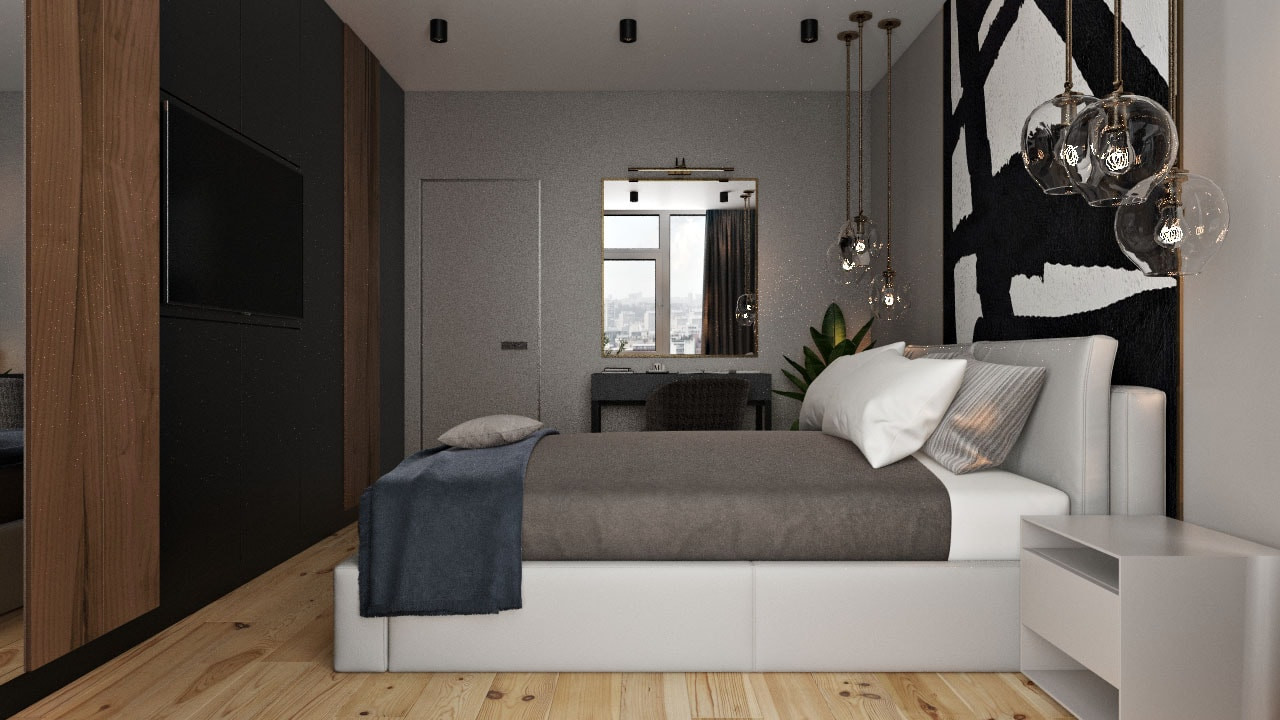 ЖК Spires, 3 комнаты, 81м²