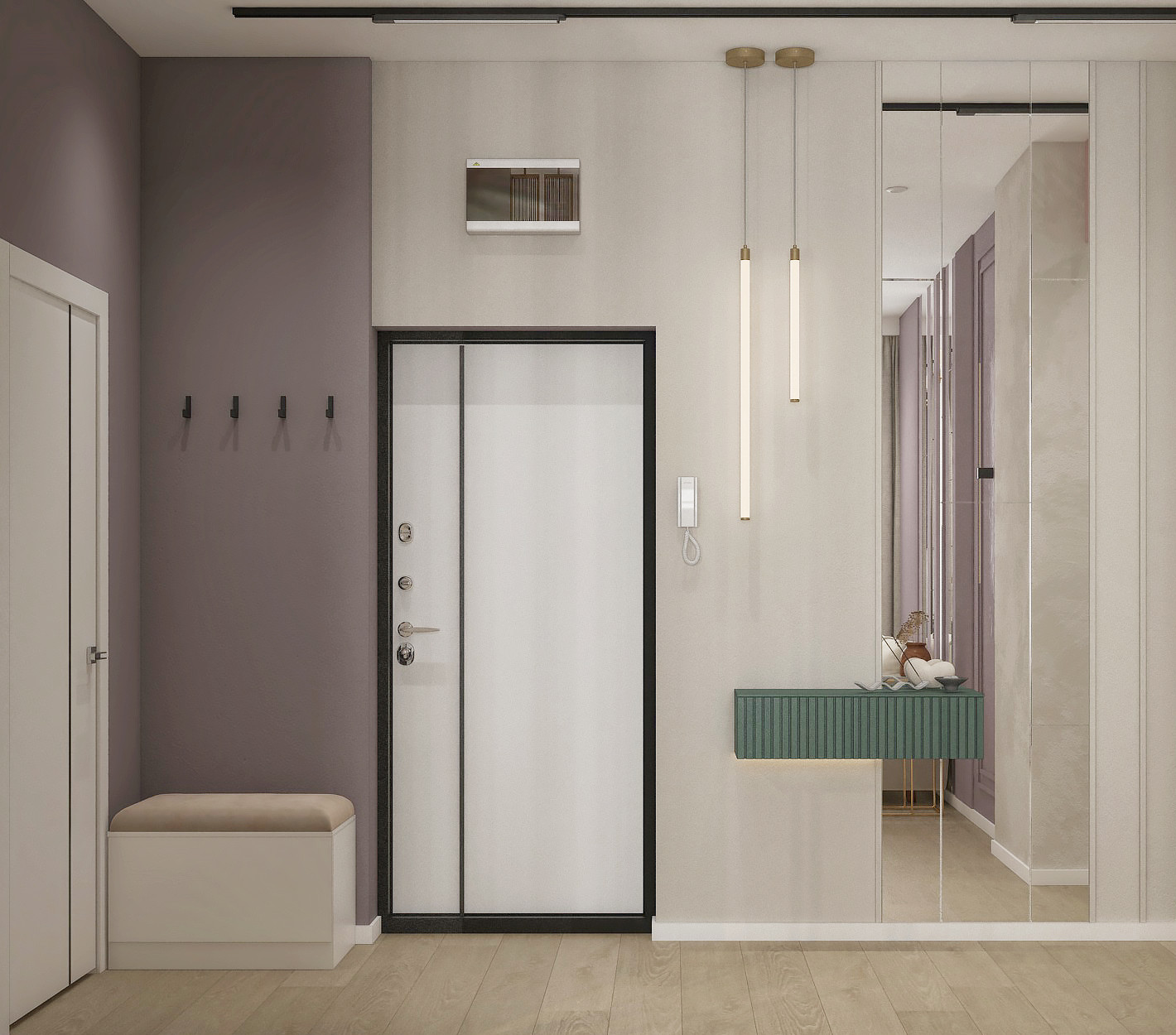 Элегантная квартира в Москве для молодой семьи