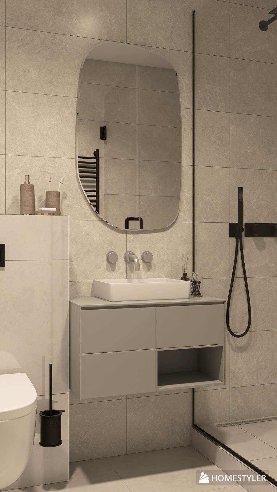 МИНИМАЛИЗМ С СОВРЕМЕННЫМ УЮТОМ 43 кв.м.