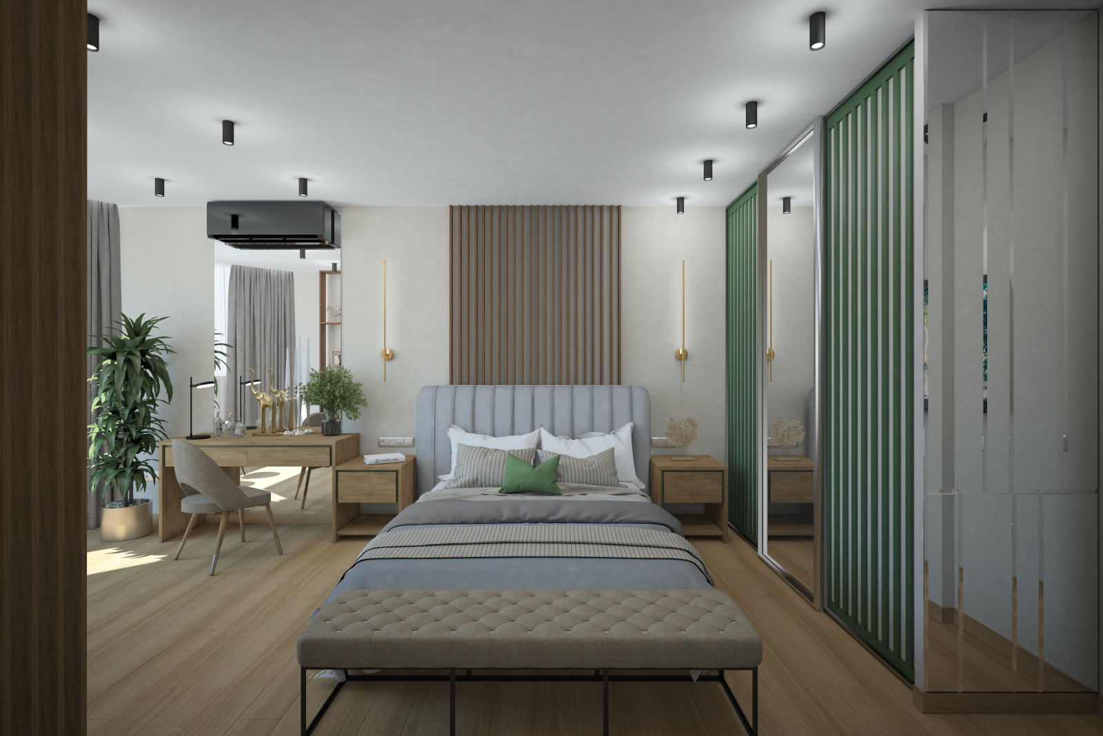 Обложка проекта: Квартира длямолодоженов. Спальня.