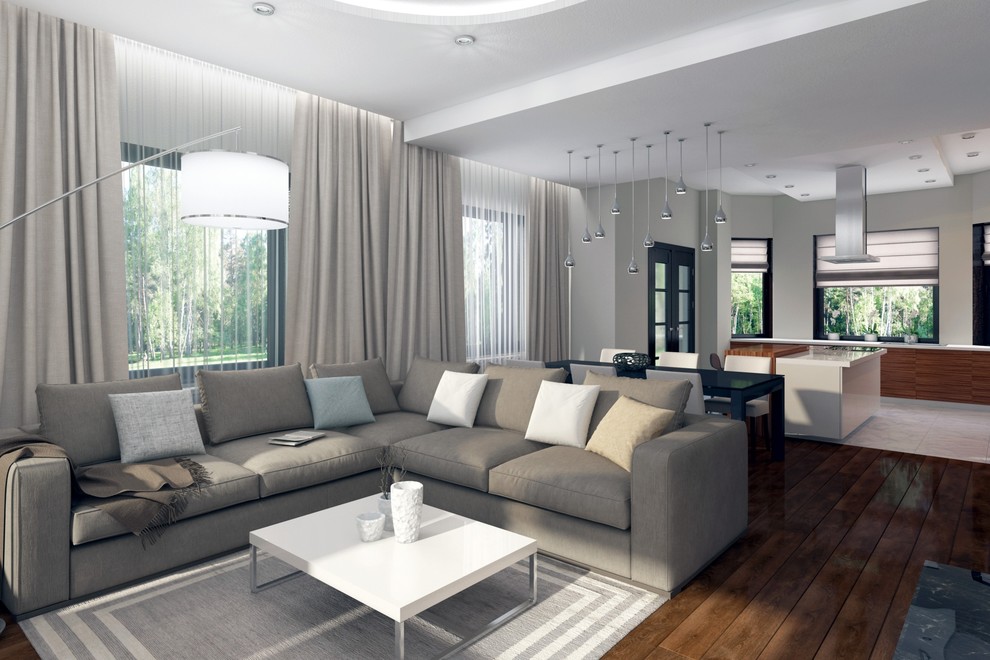 Интерьер загородного дома на Ярославском шоссе