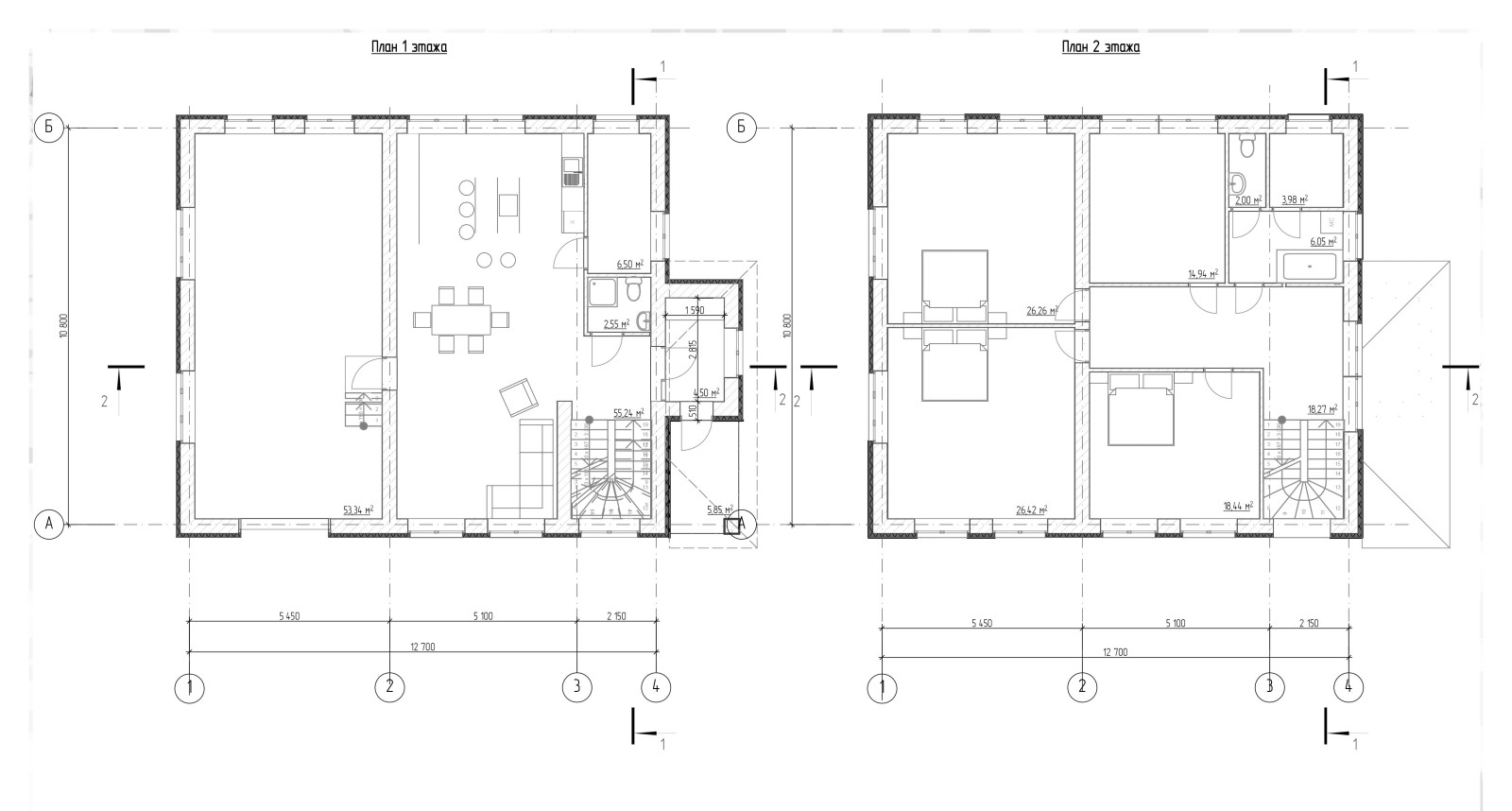 Проект дома из керамзитобетонного блока 270 м. кв.