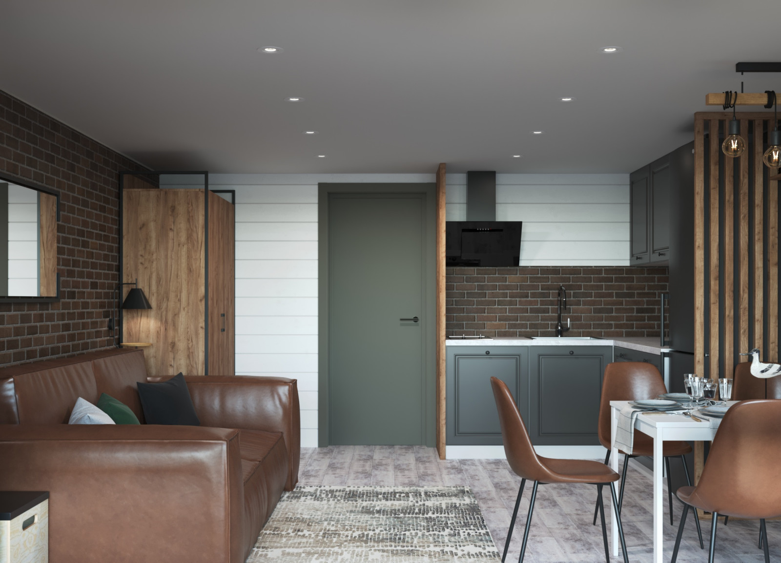 интерьер бытовки рыбака