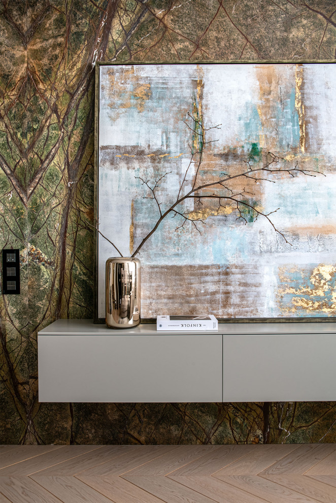 Houzz тур: Интерьер с шестью спрятанными монолитными колоннами