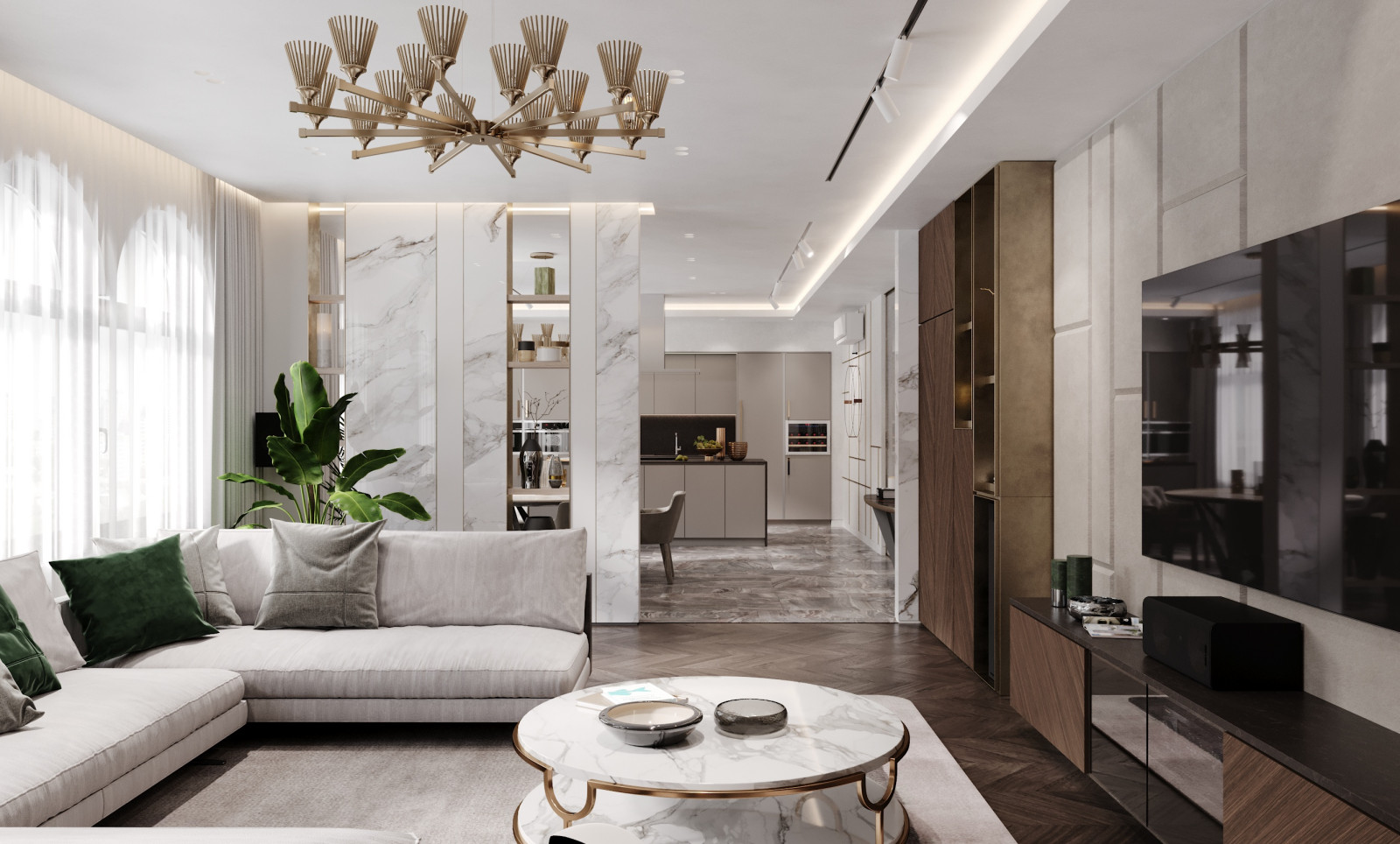 Квартира 210 м² в ЖК «Русский дом»