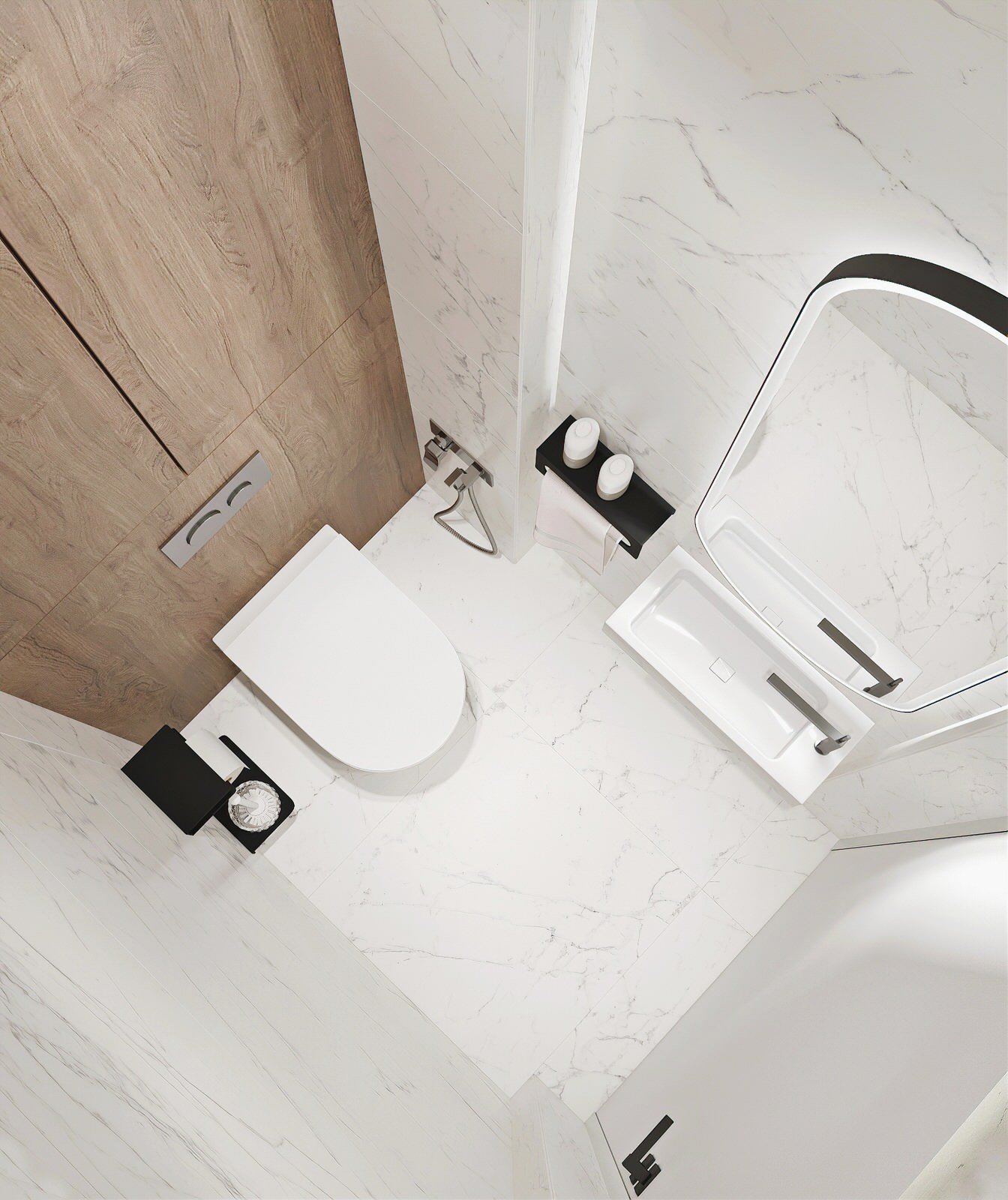 Проект квартиры  67 кв.м. 2021г.