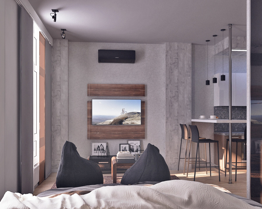 Квартира-студия в современном стиле