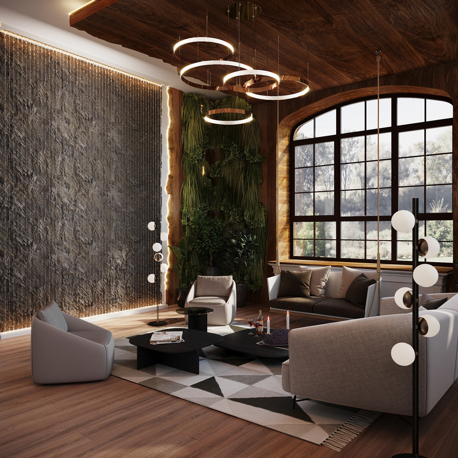 Обложка проекта: КП Идиллия, комната отдыха