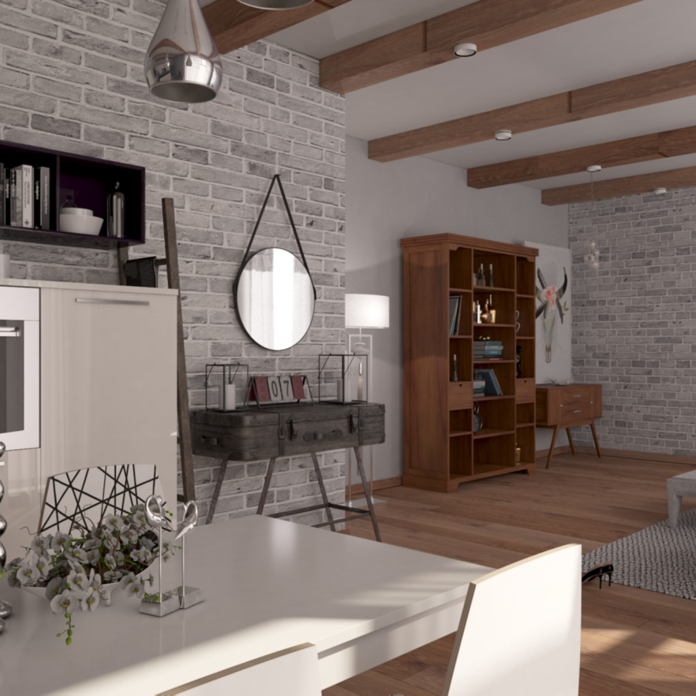 Обложка проекта: Однокомнаная квартира студия