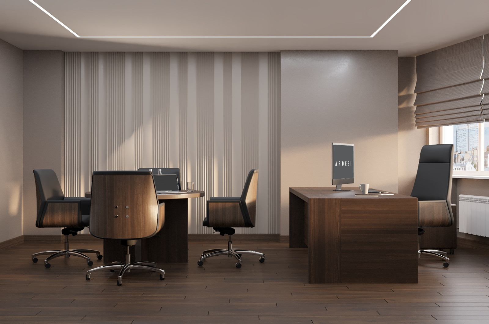 Офисный интерьер