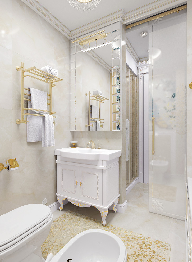 Ванная в классическом стиле