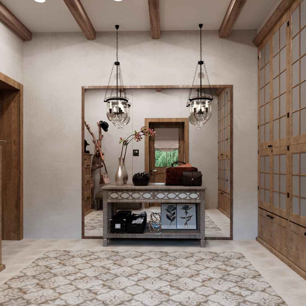 Интерьер загородного дома в стиле Шале