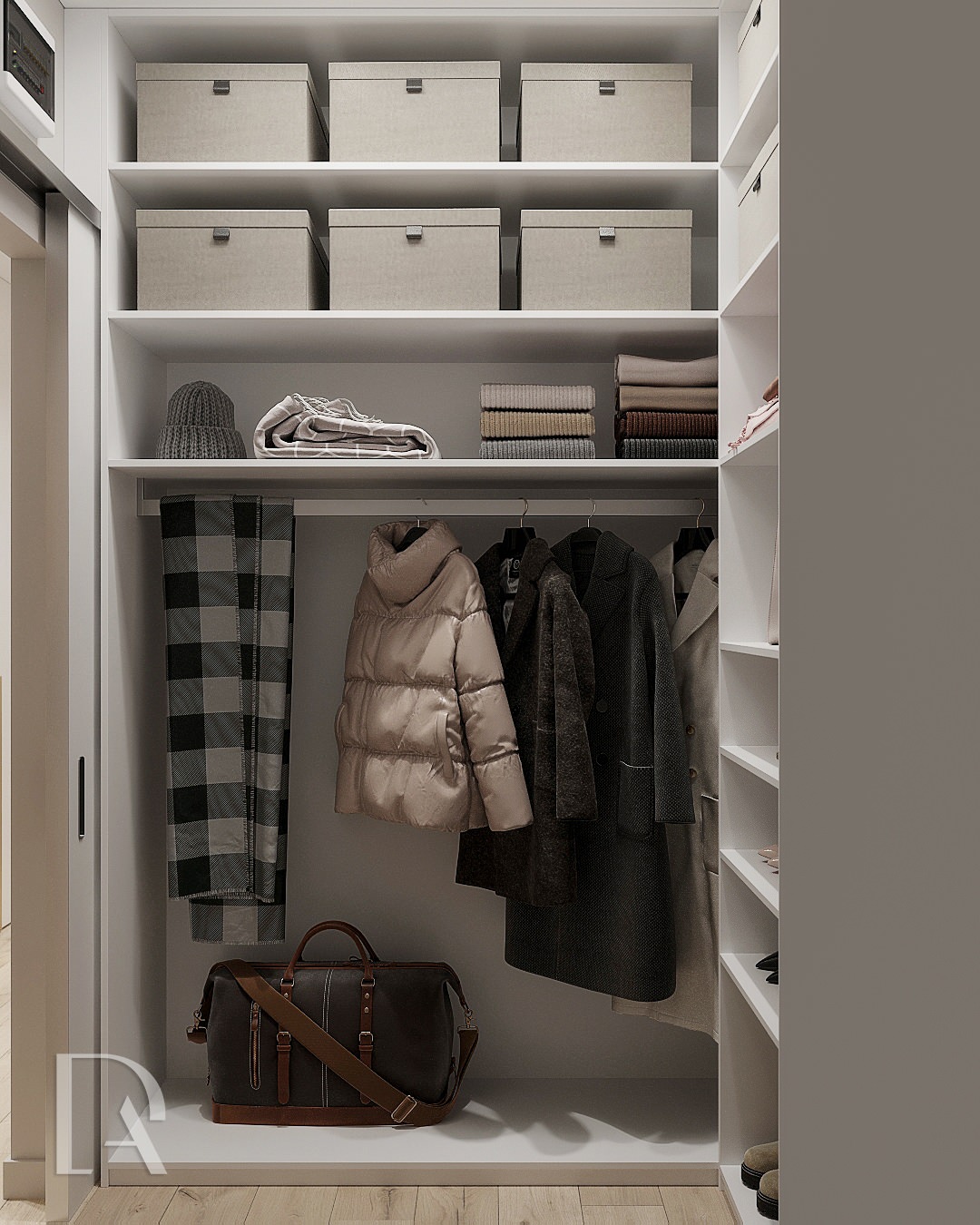 Гардеробная 1,9 м2