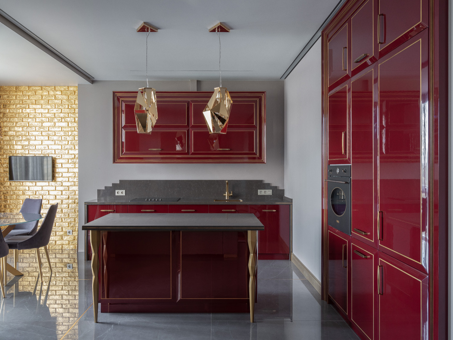 Обложка проекта: Бордовый глянец