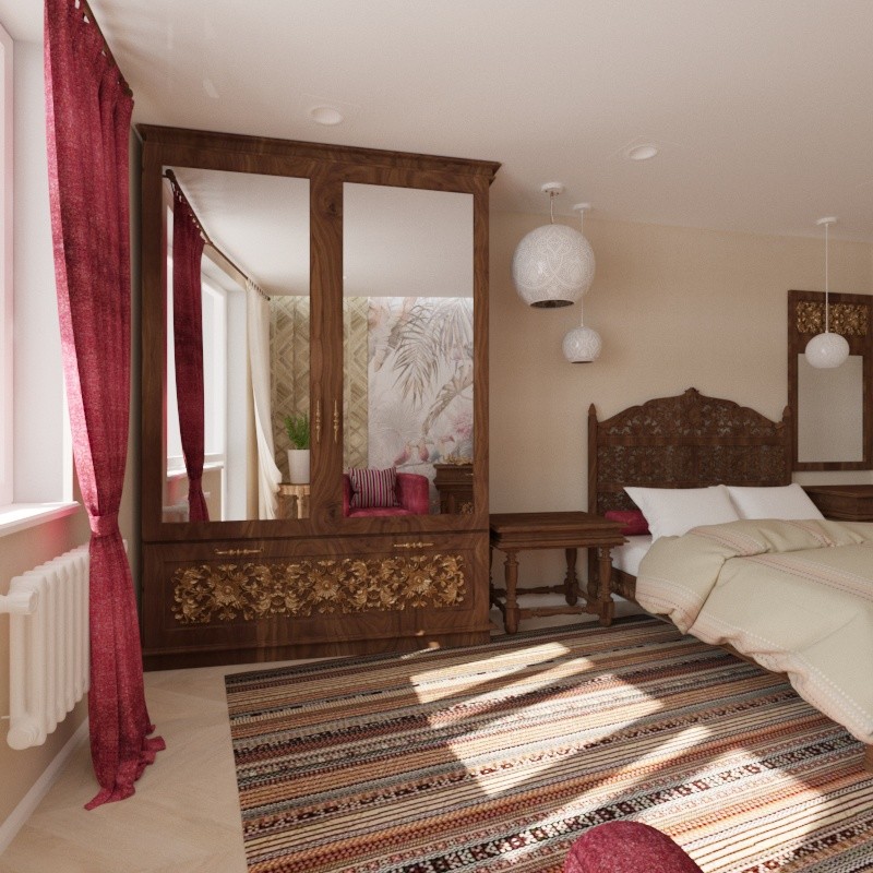 Восточная любовь по-уральски - спальня