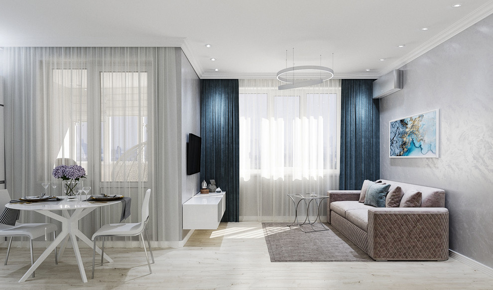 Дизайн проект однокомнатной квартиры