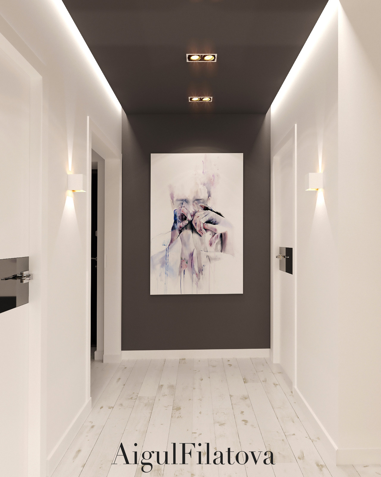 дизайн-проект кухни-гостиной для молодой семьи