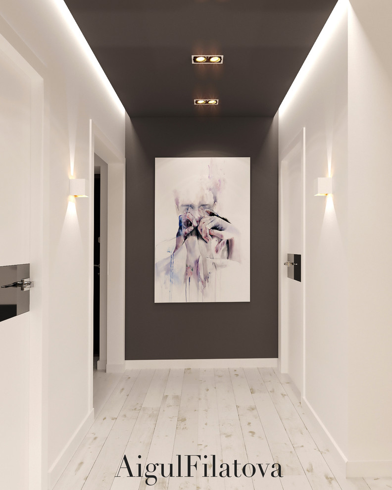 дизайн-проект кухни-гостиной для молодой семьи