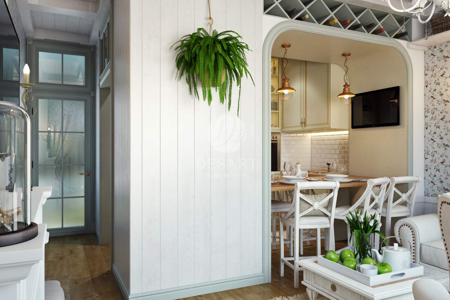 . ТАУНХАУС. АРТЕК. КУХНЯ-ГОСТИНАЯ