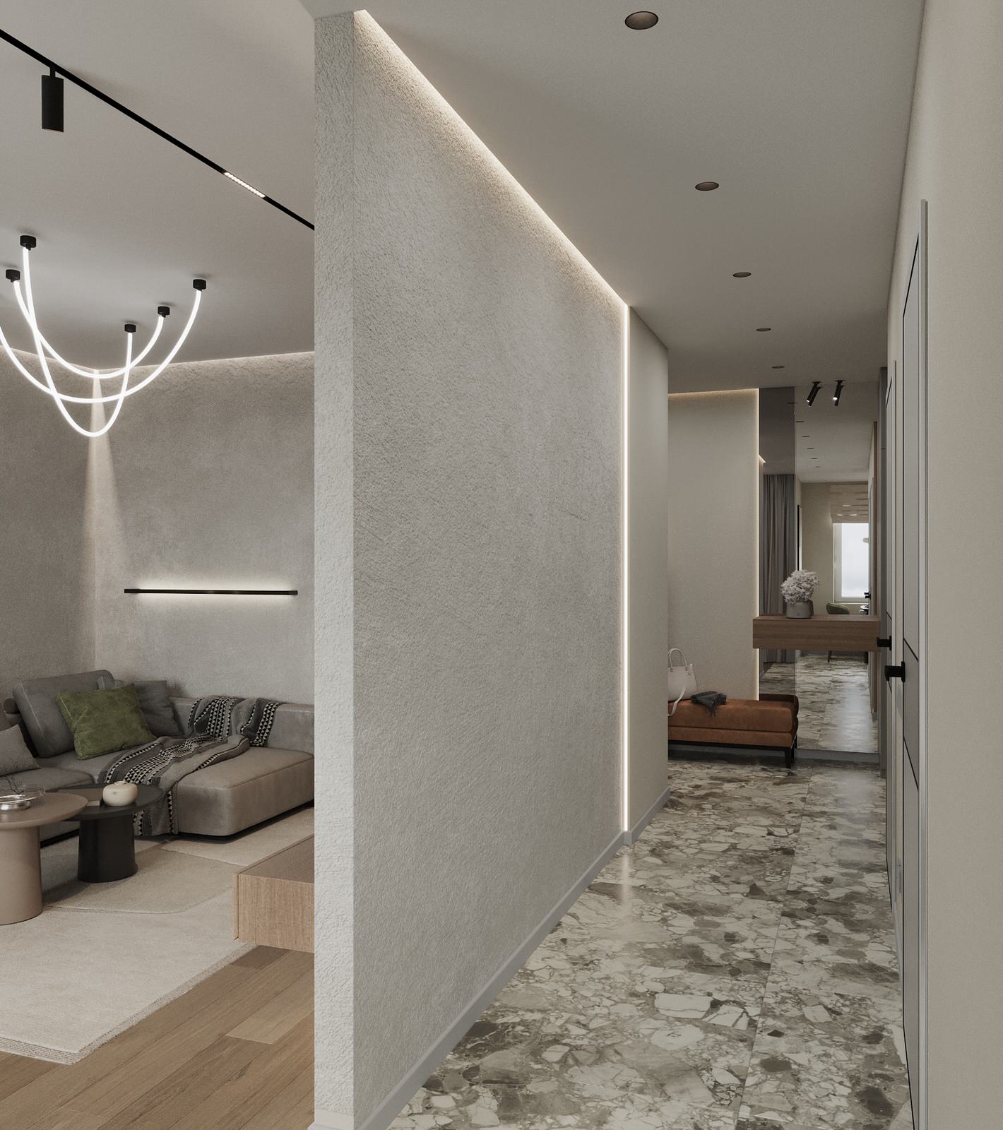 Интерьер квартиры в ЖК Корица