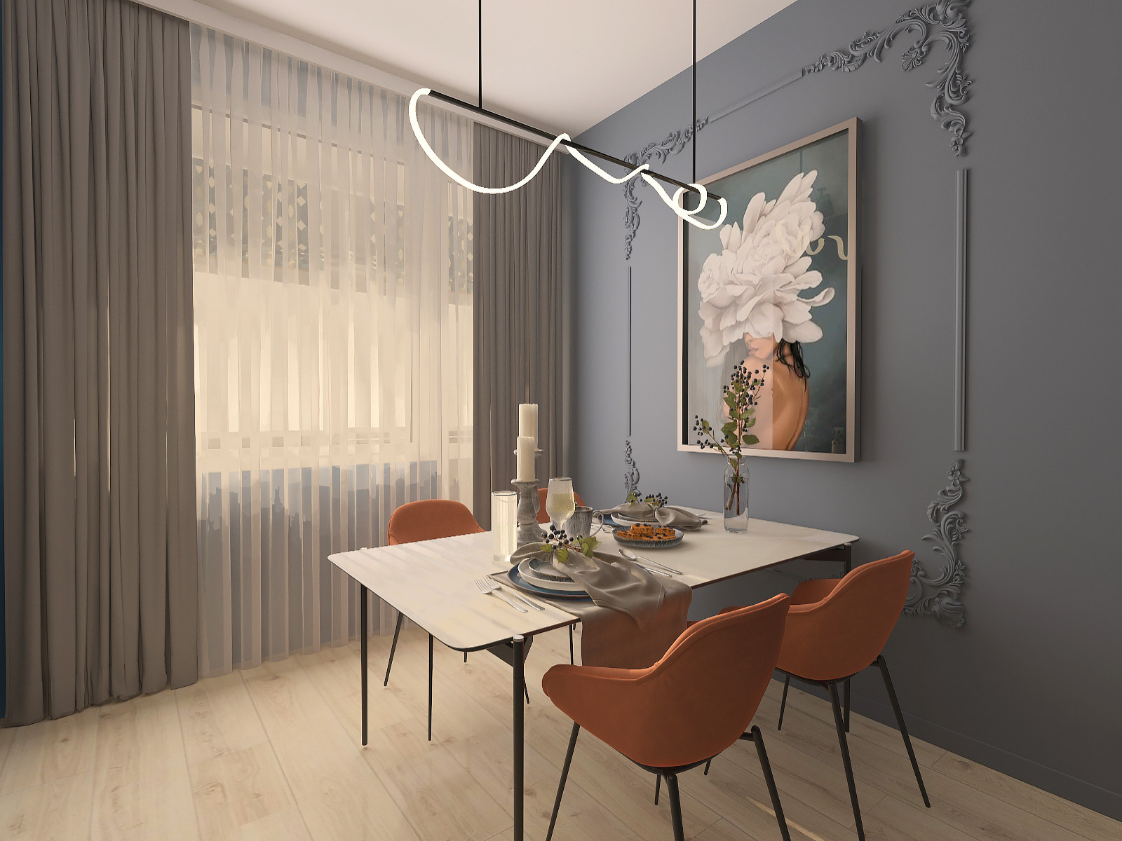 Обложка проекта: 1к. Квартира "Голубика в соку"