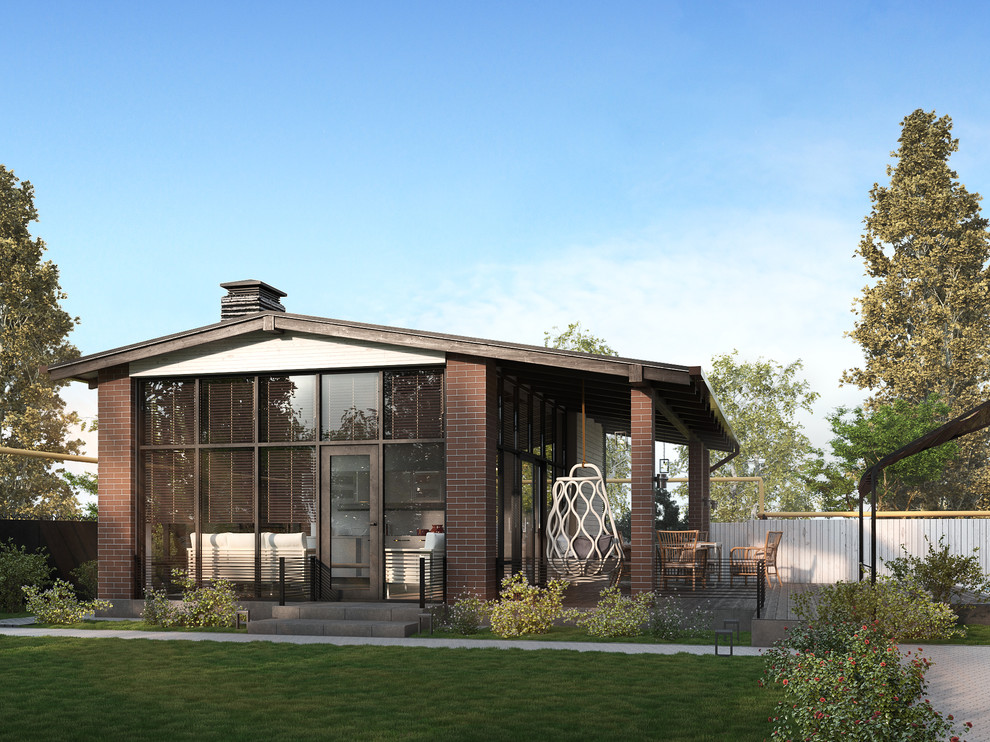 Проект летней кухни во дворе частного дома