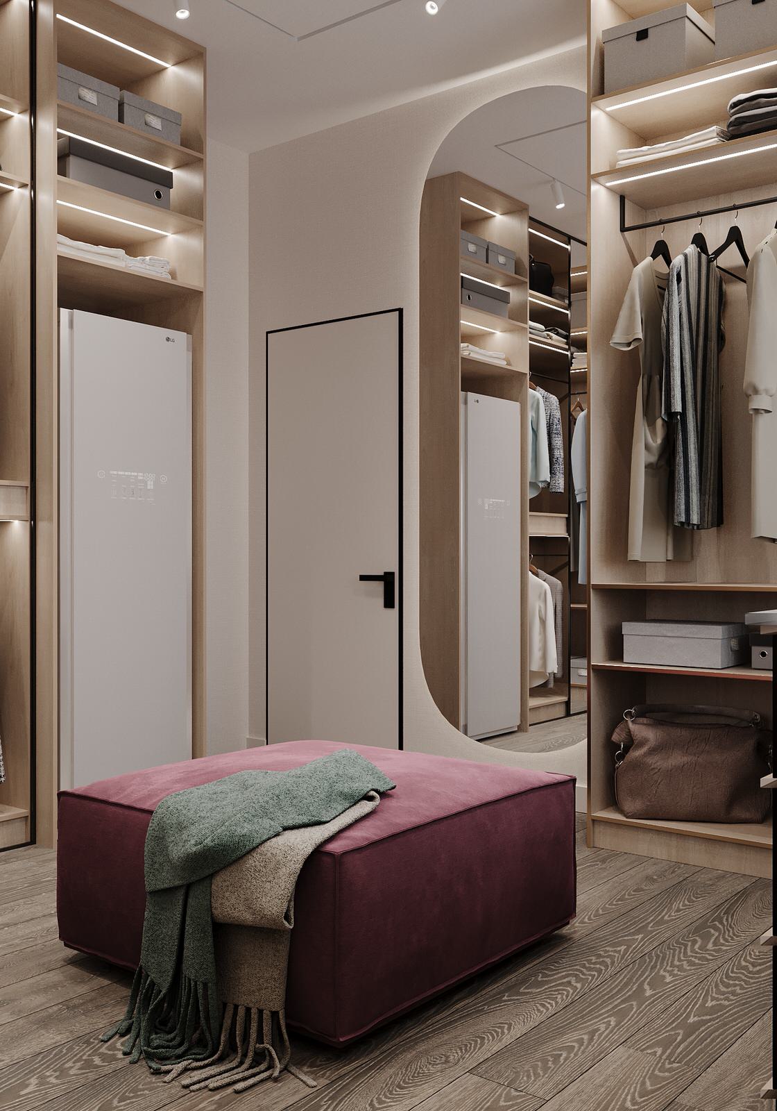 Интерьер загородного дома кардинально отличающийся от домов в округе