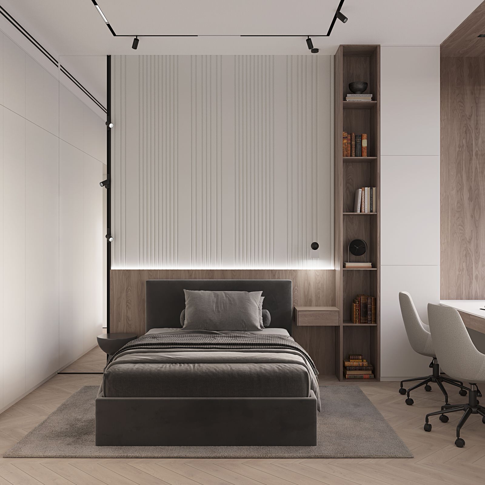 Дизайн интерьера квартиры 160м2 в Хамовниках