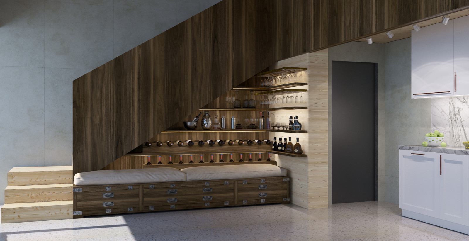 Marika House in ItalyThese images are a 3D rendering of a private house remodeli