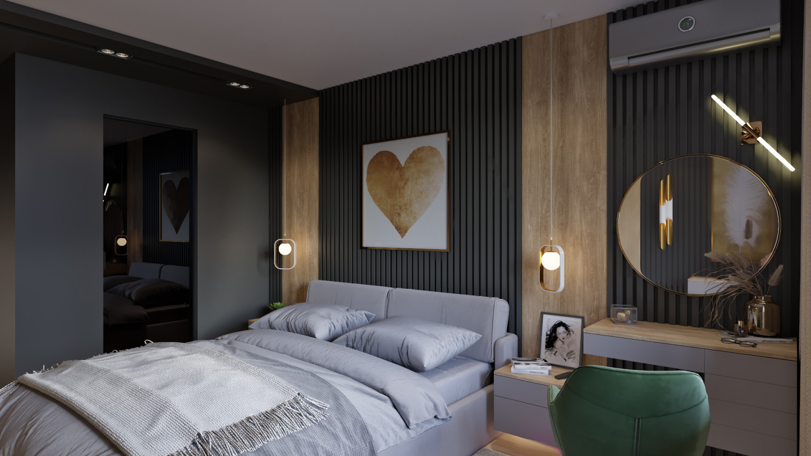 Дизайн трехкомнатной квартиры Днепр