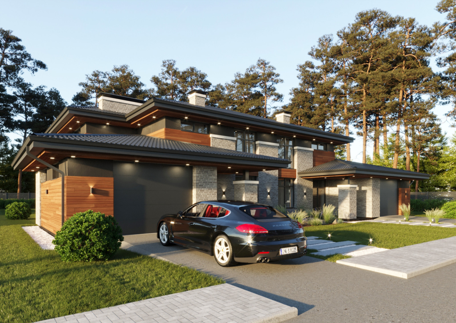 Обложка проекта: Дуплекс в стиле Райта в Староживотинном