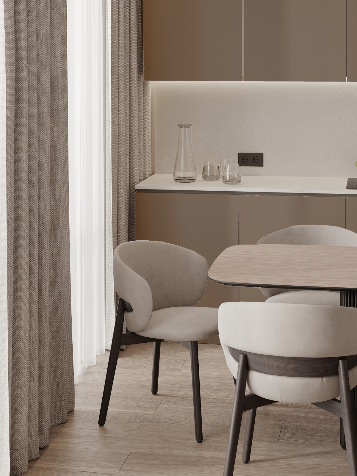 ЖК «Павелецкая Сити» — современный минимализм в нейтральных оттенках