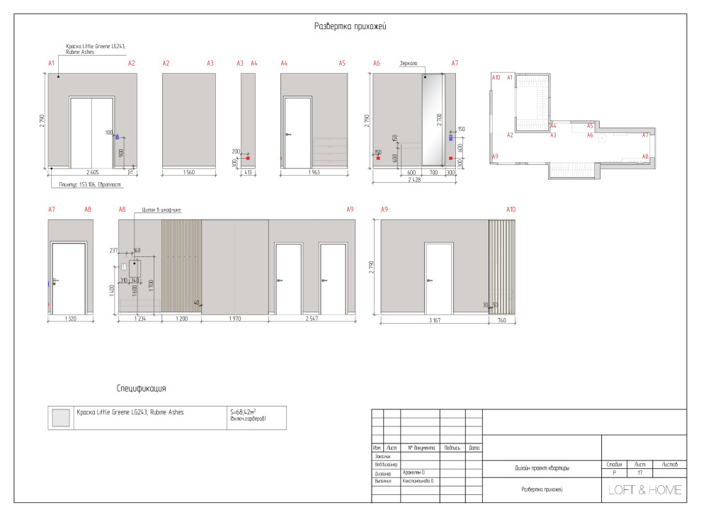 Чертежи проекта ЖК А101