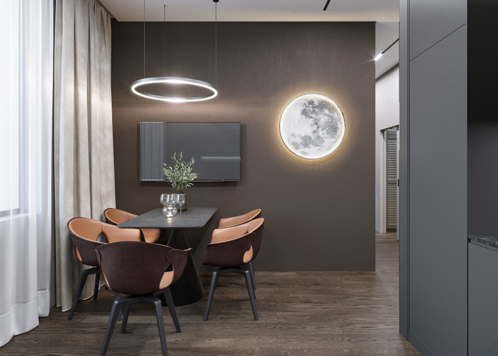 Двухкомнатная квартира в контрастном дизайне