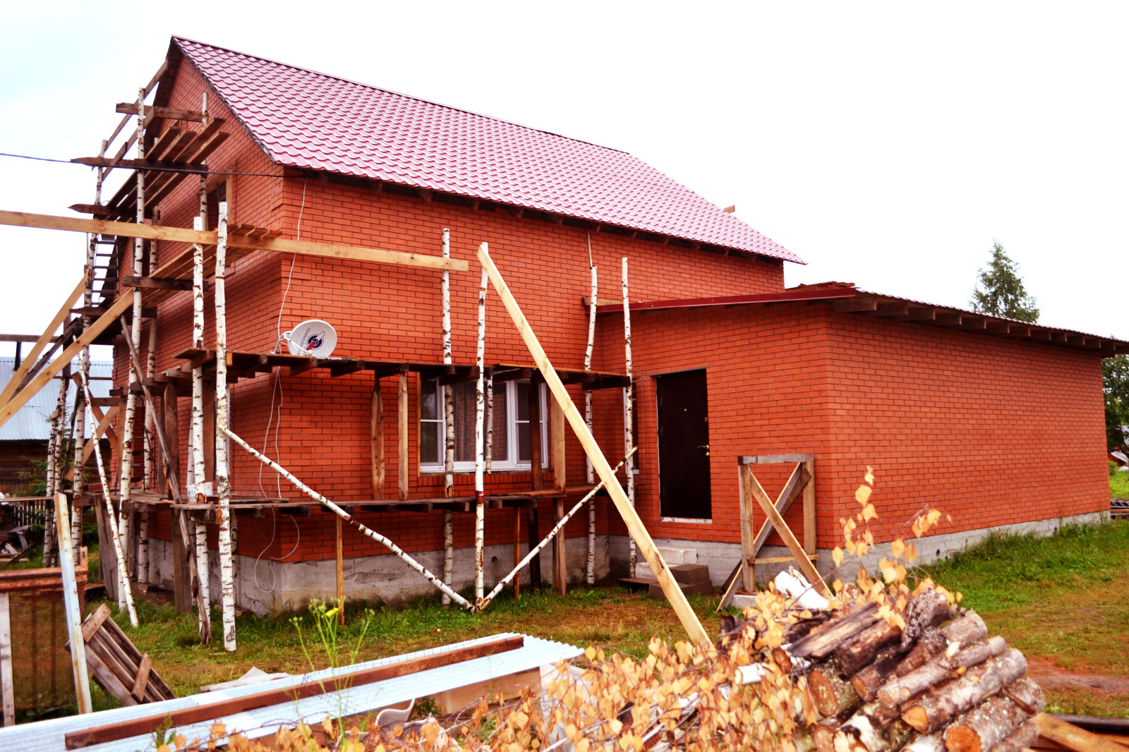 Облицовка фасада кирпичом