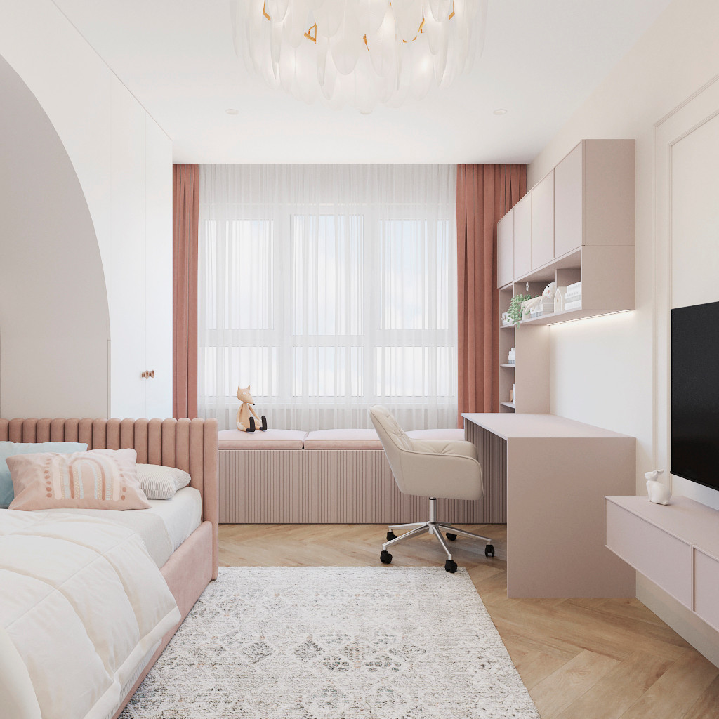 Проект спальни для девочки