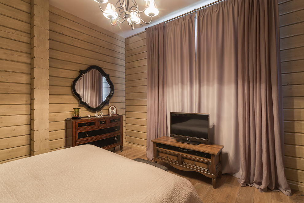 Шторы для деревянного ЭКОдома в Новодарьино