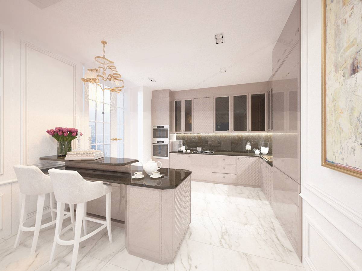 Квартира с террасой на Крестовском острове, 357 м2