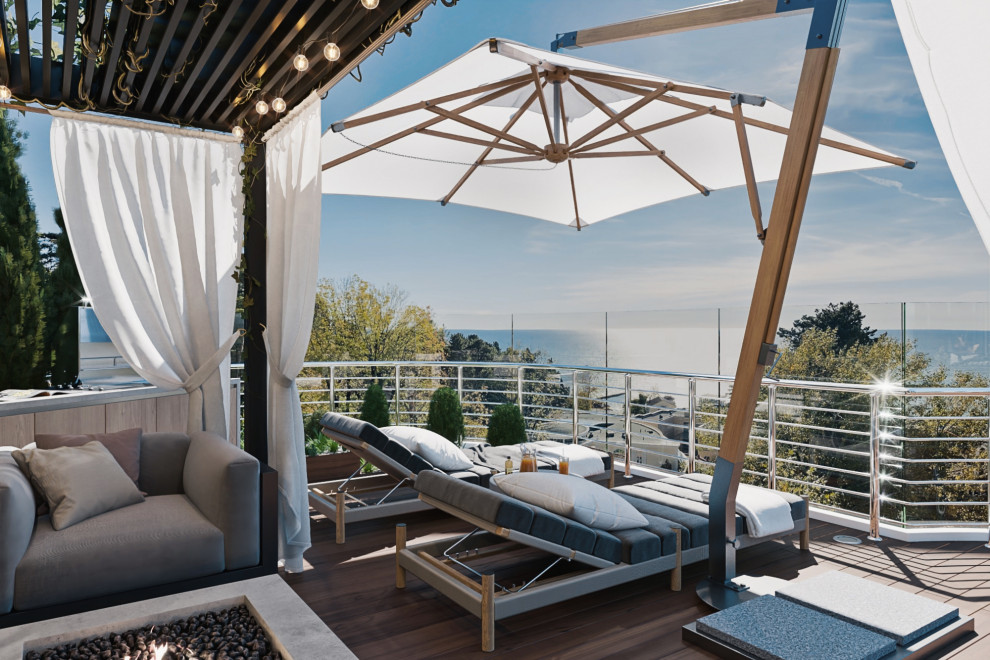 Терраса пентхауса в г. Сочи