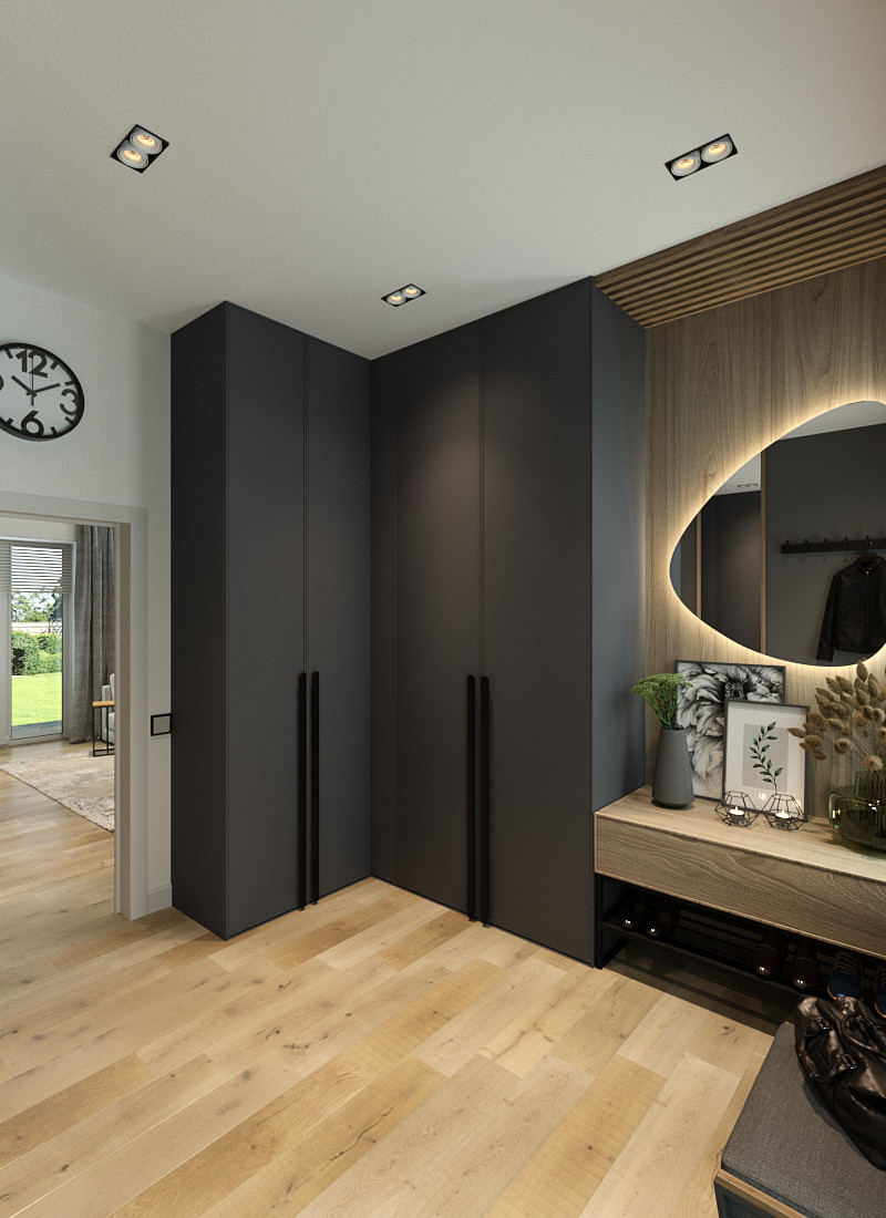 Загородный дом в одном уровне