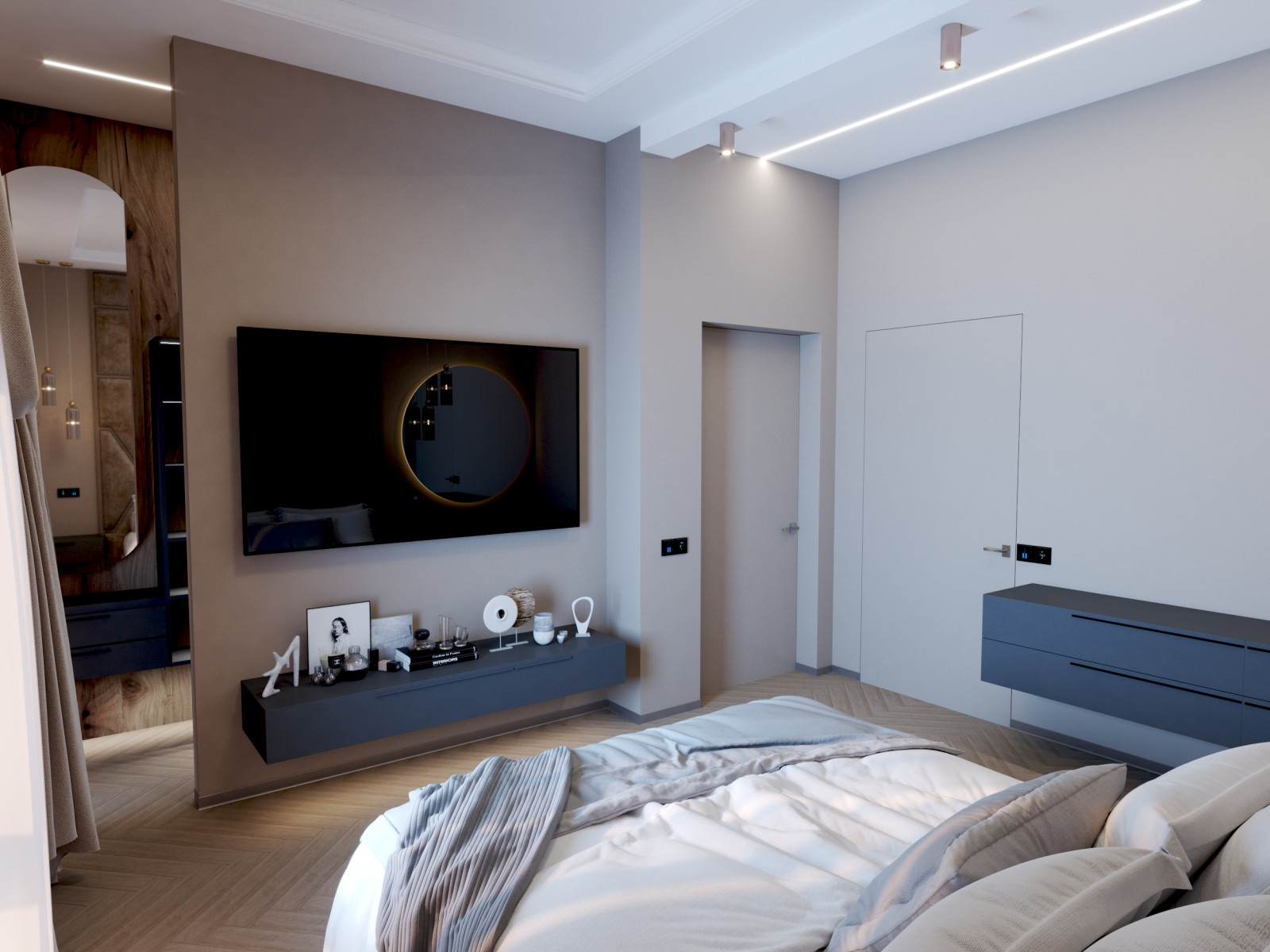 Дизайн проект спальни