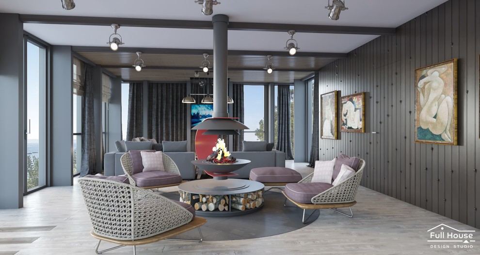 Лофт с панорамным остеклением