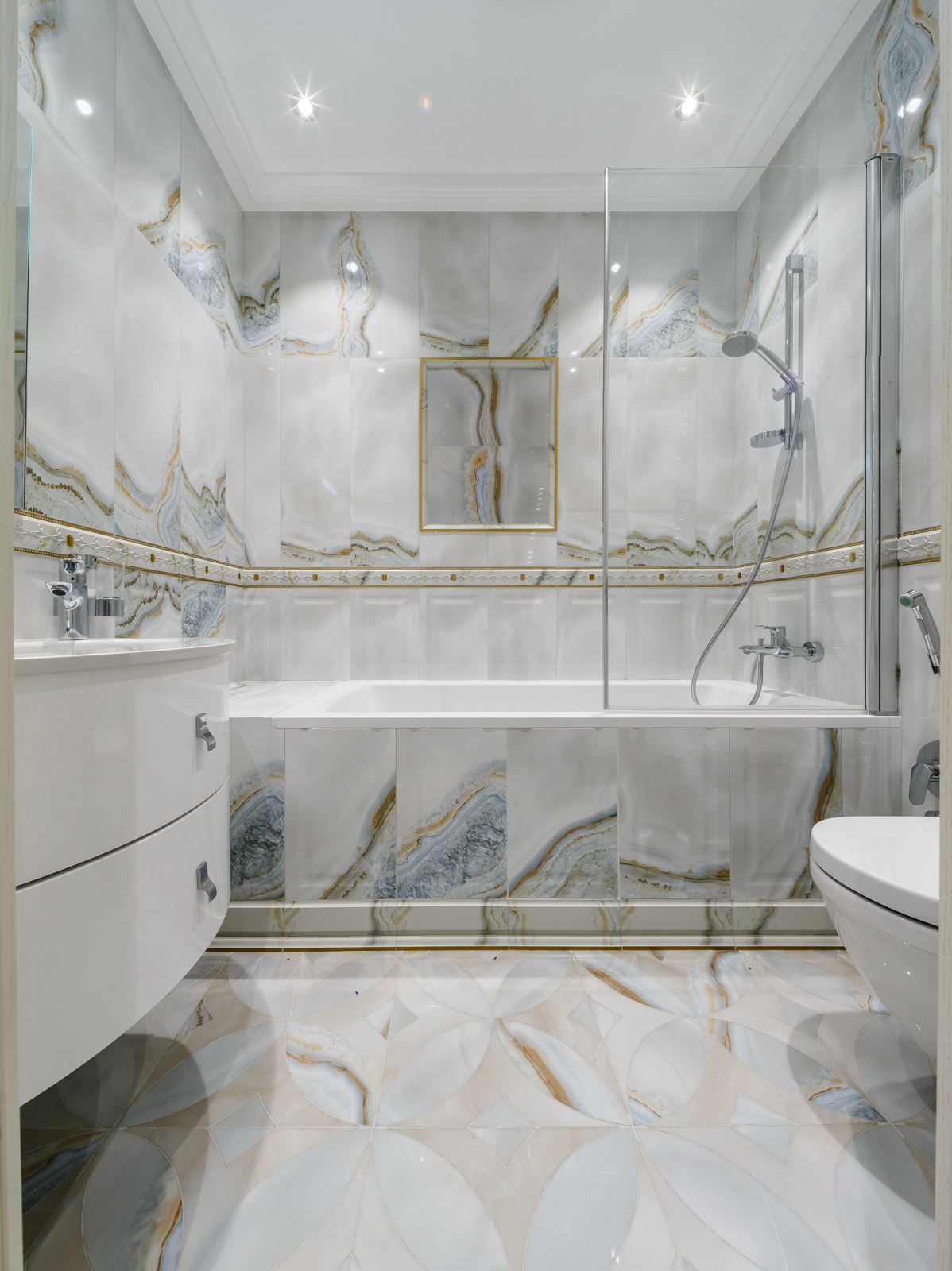 Обложка проекта: Современный лаконичный интерьер в ЖК "Камелия"