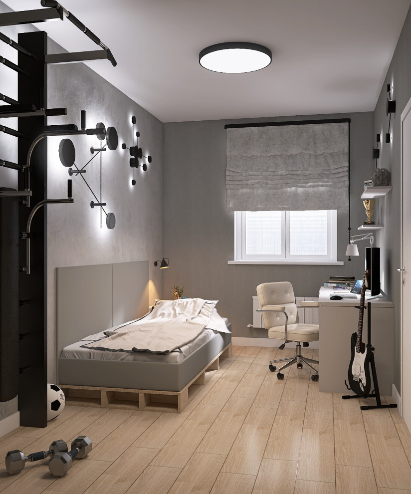 КУХНЯ-ГОСТИНАЯ + СПАЛЬНЯ И КОМНАТА ДЛЯ СЫНА 54 КВ.М.