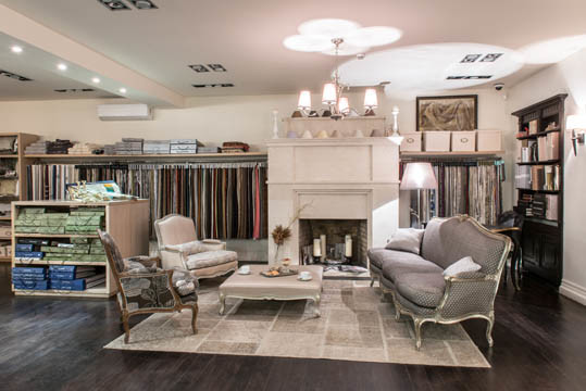 Интерьер салона тканей French Touch.